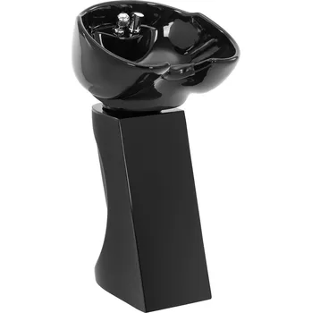 Umyvadlo physa Kadeřnické umyvadlo - naklápěcí - s baterií, hadicí a sprchovou hlavicí - černé PHY-WU_02