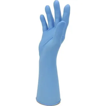 Vyšetřovací rukavice Jednorázové nitrilové rukavice SD prodloužené modré 100 ks XL