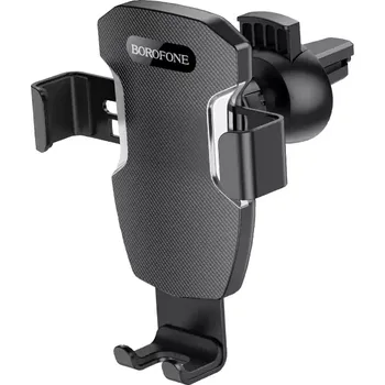 Držák do auta Borofone držák do auta BH55 Fenix do mřížky Černo-stříbrný