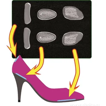 Vložka do bot PEDICARE® | gelové výstelky do bot | 6 ks | pro pohodlný došlap a úlevu při chůzi