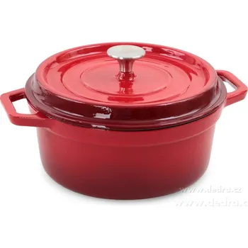 Hrnec MASSIVE | litinový kulatý hrnec se samopodlévací poklicí | CASSEROLE | 3,5 L