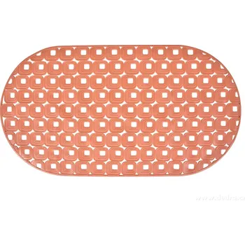 Protiskluzová podložka SPA | protiskluzová podložka do vany & sprchy | lososová | 70 × 39 cm
