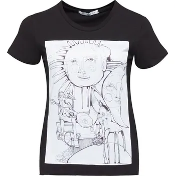 Dámské tričko Dámské tričko ROMADE MARDAR S Černá, Bílá