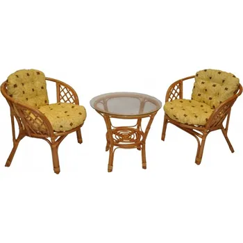 Zahradní sestava Axin Trading s.r.o. Ratanová sedací souprava Java polstr Oliver