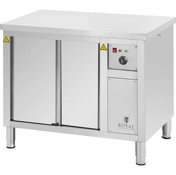 Vinotéka Ohřívací skříň - 100 x 70 x 85 cm - 30 až 80 °C - Royal Catering RCWC-70100