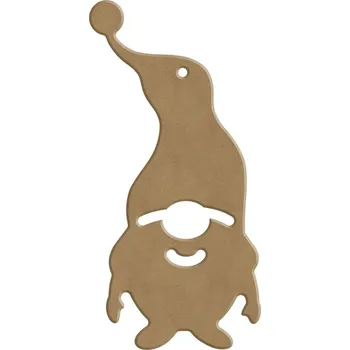 Vánoční dekorace Gomille Dřevěný výřez k dekoraci Gomille, závěsný, 7x15 cm - Vánoční skřítek