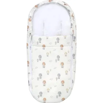 Fusak Emitex Novorozenecký fusak mušelín Magic Sky