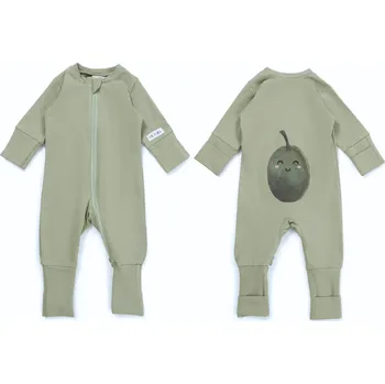 Kojenecký overall Moniel Dětský rostoucí overal Oliva Olive Velikost: 92/98 cm