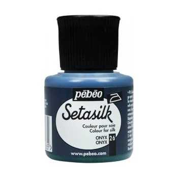 Pebeo Setasilk 45ml - - - VYBERTE VARIANTU Barva: 26 šedá onyx