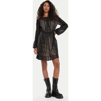 Dámské šaty TWINSET Koktejlové šaty 241TP2030 Černá Loose Fit 40