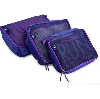 Příslušenství k zavazadlu TRAVELLER | 3 ks organizérů do kufru | na prádlo, košile & obuv | se zipem a síťovinou