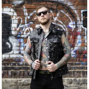 Pánská vesta vesta pánská DEVIL FASHION - Punk - WT072 - XXL