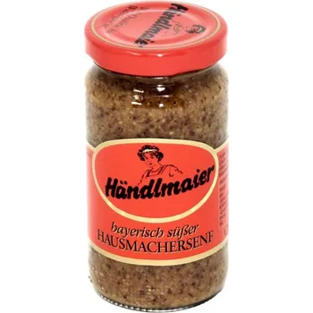 Hořčice Händlmaier Bavorská sladká, domácí HOŘČICE 200ml - originál z Německa