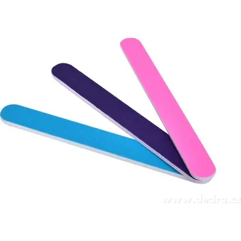 BEAUTY | pilník na nehty oboustranný | 3 ks | šmirglový povrch pro úpravu nehtů