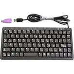CHERRY Klávesnice compact, PS/2, USB , EU, černá (G84-4100LCMEU-2) - 54.82.8374