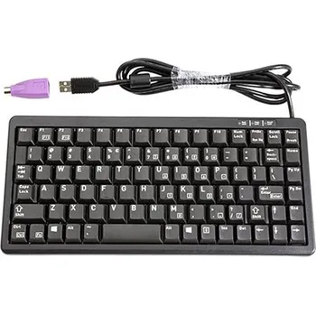 Klávesnice CHERRY Klávesnice compact, PS/2, USB , EU, černá (G84-4100LCMEU-2) - 54.82.8374