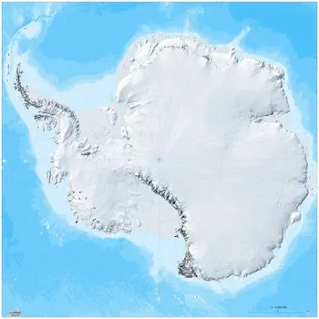 Velká mapa Antarktidy