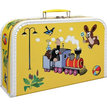 Školní kufřík Krtek dětský kufr Krtek a mašinka 35cm