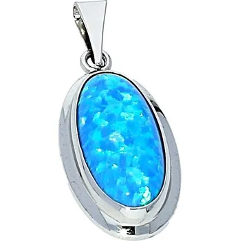 Přívěsek Goldstore Přívěsek bílé zlato opál Váha: 1.59 g