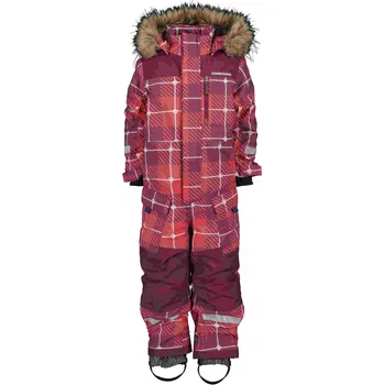 dívčí zimní kombinéza Didriksons Polarbjornen Termos Rusty Wine A64 140 vínová