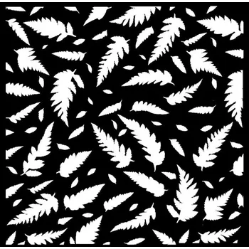 Stamperia Plastová šablona 18x18cm kapradí