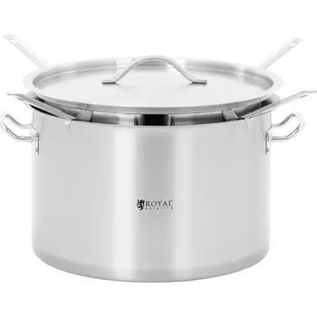 Hrnec Royal Catering RCPP-400-3 Hrnec na těstoviny stříbrná