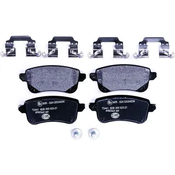 Brzdová destička Sada brzdových destiček, kotoučová brzda HELLA 8DB 355 023-211