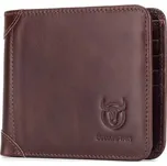 Bullcaptain elegantní kožená peněženka Werner Hnědá BULLCAPTAIN QB031Hs4