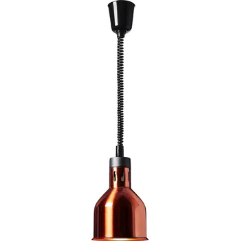 Ohřívač nápojů Ohřívací lampa - mosazný vzhled - 17.5 x 17.5 x 25 cm - Royal Catering - Ocel RC-SHSFL05