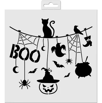 Aladine Šablona Aladine, 20x20 cm - Halloweenská girlanda