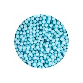 Jedlá dekorace na dort Cukrové kuličky SVĚTLE MODRÉ / 30 g