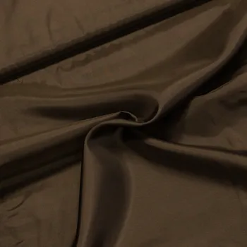 Podšívka viskózová jednobarevná tmavě hnědá, š.140cm (látka v metráži)