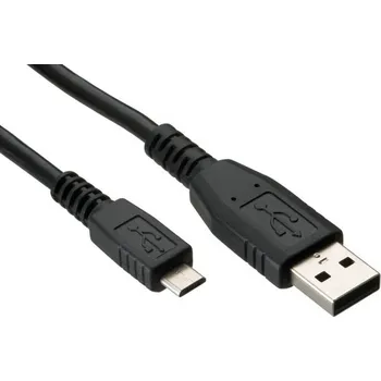 Nabíječka baterií Univerzální USB-MICRO USB kabel 500mA Black