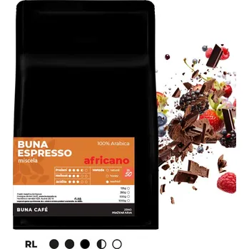 Káva BUNA CAFÉ Buna Espresso africano 100%, 10x500g