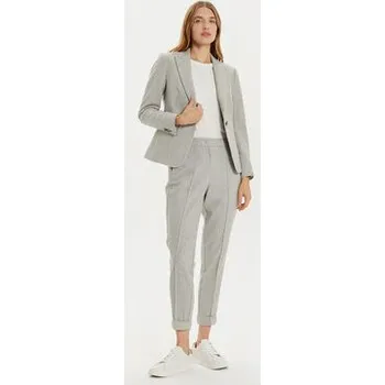 Dámské kalhoty Tatuum Kalhoty z materiálu Sumko T2420.144B Šedá Regular Fit 40