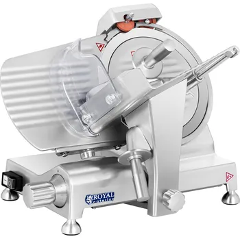 Kráječ na chleba Royal Catering Nářezový stroj - 250 mm - do 12 mm - hliníková držadla RCAM-250EXPERT