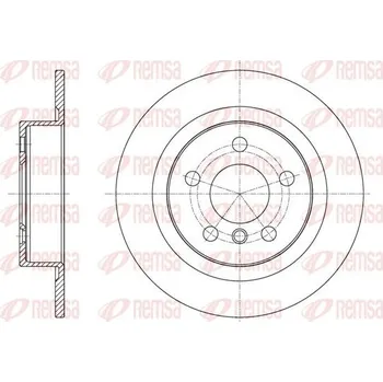 Brzdový kotouč Brzdový kotouč REMSA 61597.00