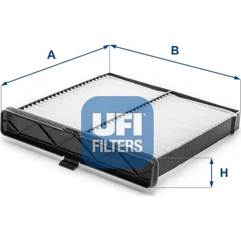 Ventilátor topení a klimatizace Filtr, vzduch v interiéru UFI 53.365.00
