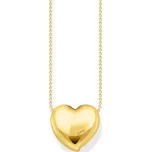 Thomas Sabo KE2276-413-39-L45V Bold - Gold-plated Necklace with Pendant in Heart Shape 40-45 cm Ladies