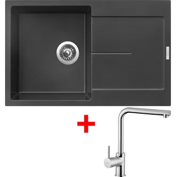 Kuchyňský dřez Akční Sinks ULTIMA 790 Metalblack + ELKA