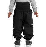 UNUO Batolecí softshellové kalhoty s beránkem Light, Černá Žíhaná 86 - 92