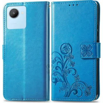 Příslušenství pro tablet VSECHNONAMOBIL 59360 ART FLOWERS Peněženkový kryt Realme C30 modrý