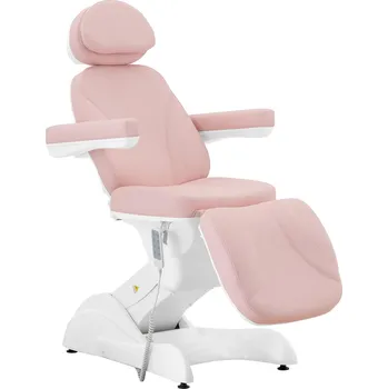 Masážní stůl physa Kosmetické lehátko - 4 motoren - 350 W - 187 x 57 x 65 - 91 cm - 150 kg - Růžová / Bílá PHYSA ACIREALE POWDER PINK