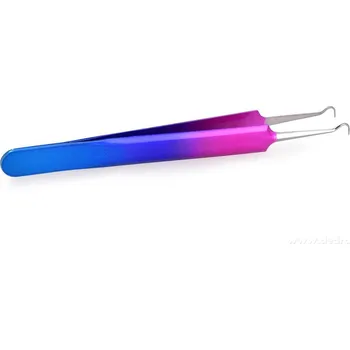 Kosmetická pinzeta BEAUTY | Pinzeta háček | nerezová ocel | pro precizní úchop a kosmetické úpravy