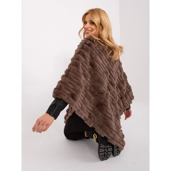 Dámská halenka Poncho AT PN 2347.68 hnědá jedna velikost