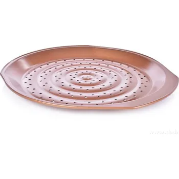 Plech na pečení BIOPAN® | nepřilnavý perforovaný plech na pizzu a hranolky | Ø 34,5 cm