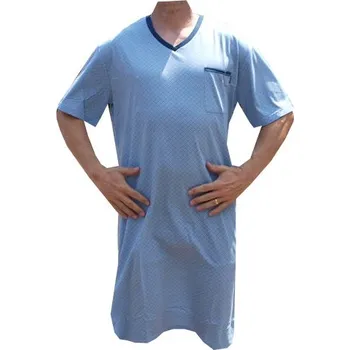 Pánská noční košile xcena Noční košila pánské sv. modré Velikost: XXXL