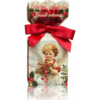Koupelová kosmetika Soap Vánoční mýdlo balené s mašlí VESELÉ VÁNOCE Anděl - 90 g