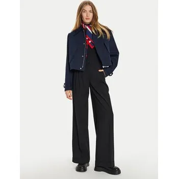 AMI Paris Bunda pro přechodné období FJK069.CO0081 Tmavomodrá Regular Fit M