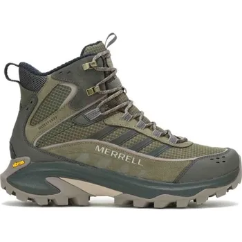 Pánská treková obuv Pánské outdoorové boty Merrell MOAB SPEED 2 THERMO MID WP 9.5 Khaki